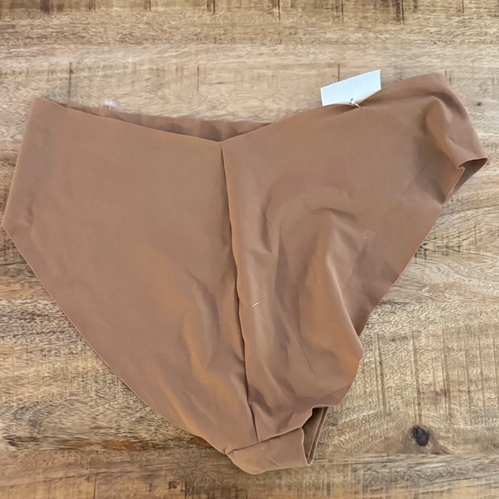COSABELLA tan Brown High-Waisted PANTY panties made in Italy XL NWT